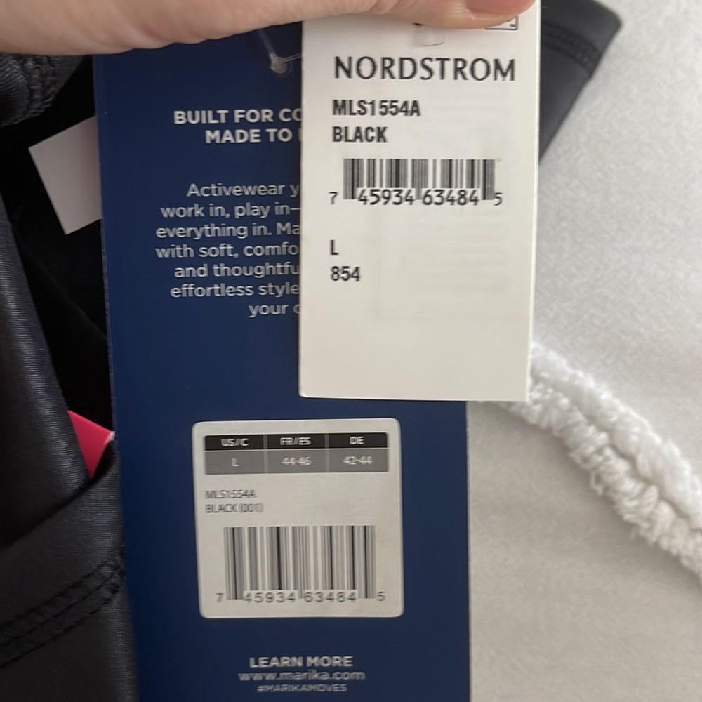 NWT Marika shiny black bike shorts - Picture 11 of 11